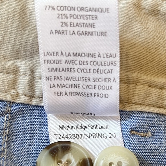 Toad & Co Mission Ridge Pant Mens 36x32 Lean Fit Khakis Organic Cotton Stretch - Picture 9 of 9